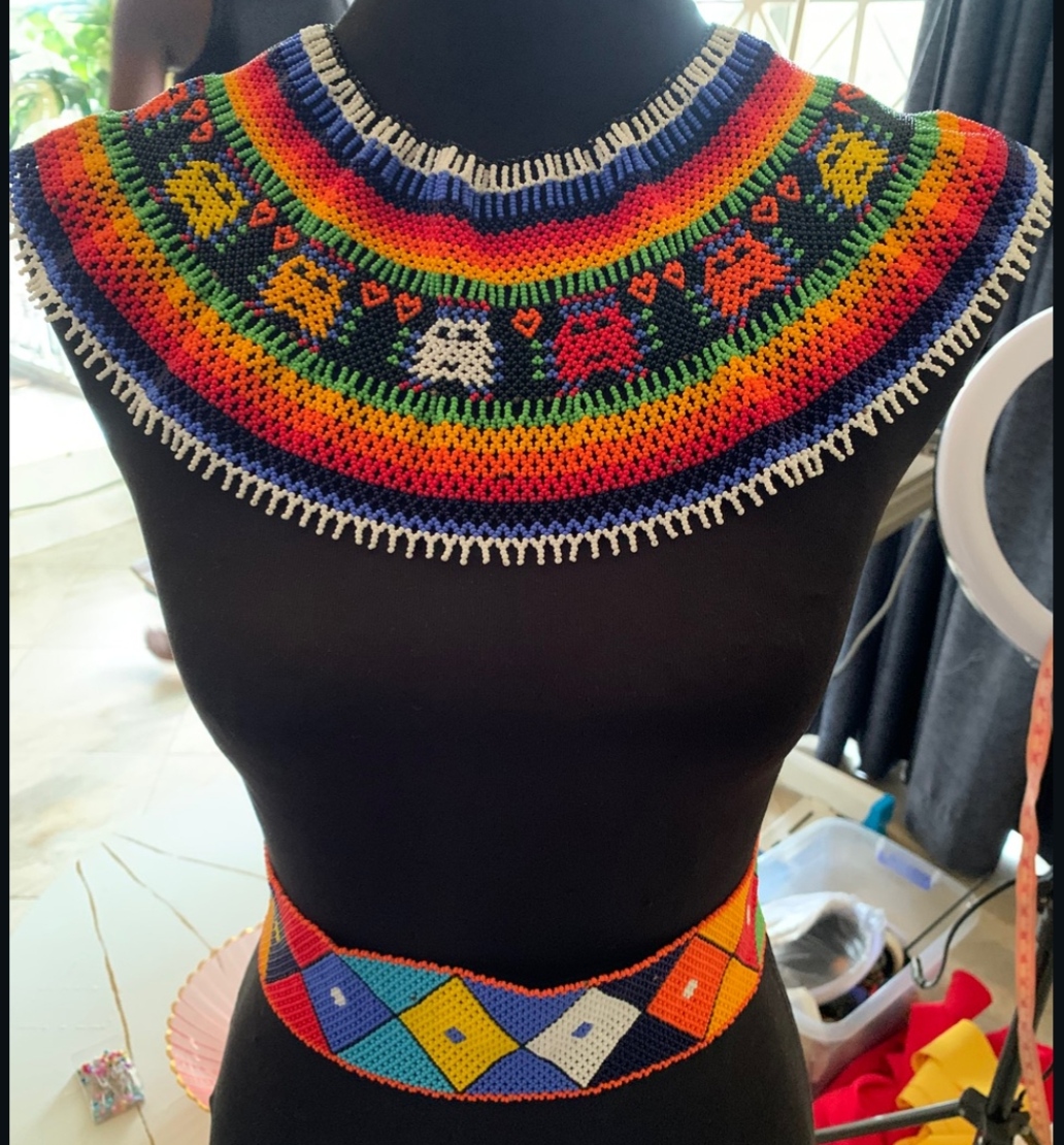 Rainbow Collar & Waist Belt